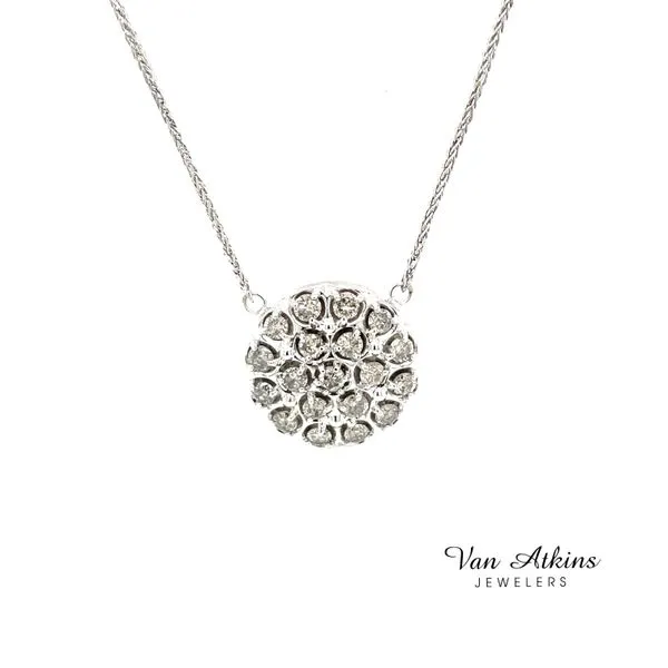 1.00 Carat Estate Diamond Pendant/Necklace Van Atkins Jewelers New Albany, MS