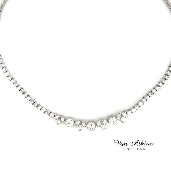 1.00 Carat Estate Diamond Pendant/Necklace Image 2 Van Atkins Jewelers New Albany, MS