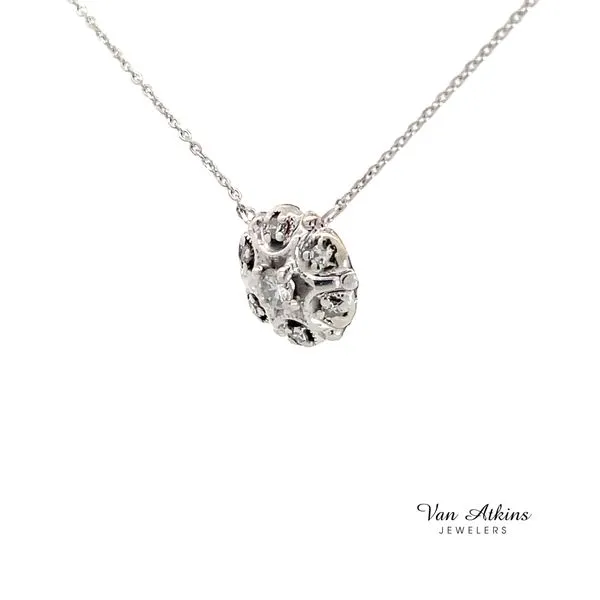 0.08 Carat Estate Diamond Pendant/Necklace Image 2 Van Atkins Jewelers New Albany, MS
