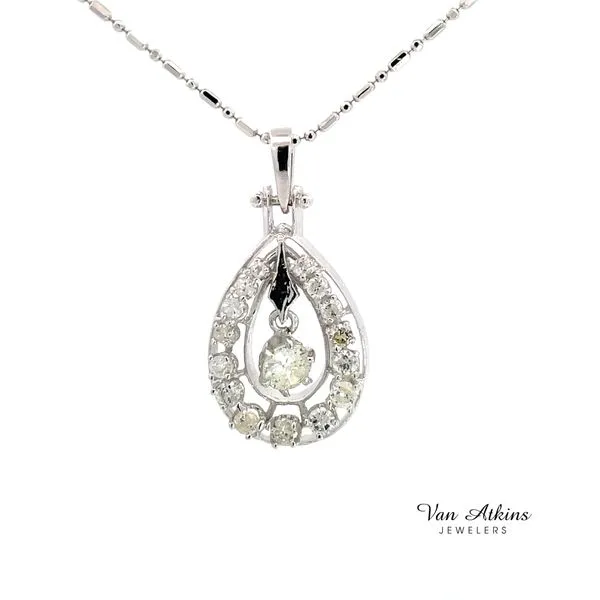 1 Carat Estate Diamond Necklace Van Atkins Jewelers New Albany, MS