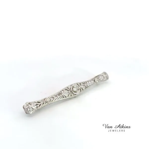 0.15 Carat Estate Diamond Pin Image 3 Van Atkins Jewelers New Albany, MS
