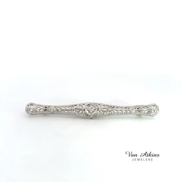 0.15 Carat Estate Diamond Pin Image 4 Van Atkins Jewelers New Albany, MS