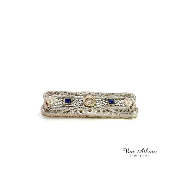 Estate Diamond Pin Image 2 Van Atkins Jewelers New Albany, MS