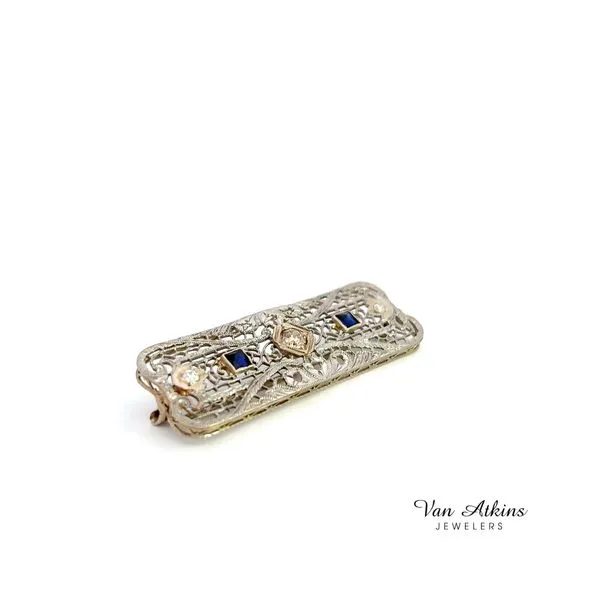 Estate Diamond Pin Image 4 Van Atkins Jewelers New Albany, MS