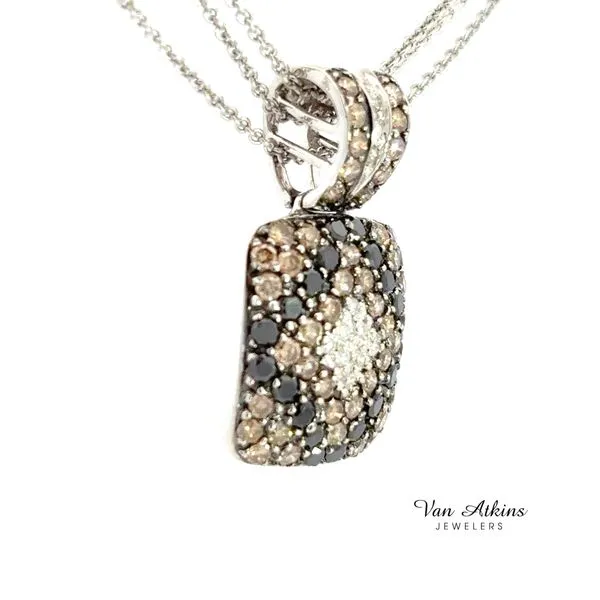 1 Carat Estate Diamond Necklace Image 2 Van Atkins Jewelers New Albany, MS