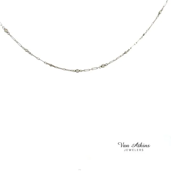 0.50 Carat Estate Diamond Necklace Image 2 Van Atkins Jewelers New Albany, MS