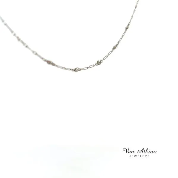 0.50 Carat Estate Diamond Necklace Image 3 Van Atkins Jewelers New Albany, MS