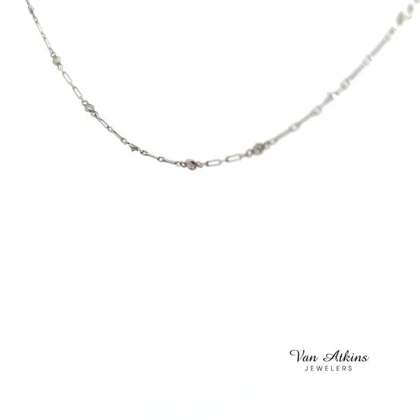 0.50 Carat Estate Diamond Necklace Image 4 Van Atkins Jewelers New Albany, MS