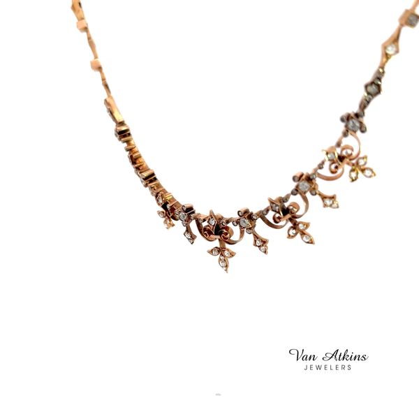 2 Carat Estate Diamond Necklace Image 2 Van Atkins Jewelers New Albany, MS