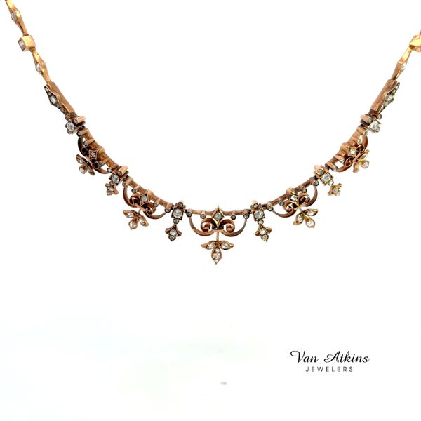 2 Carat Estate Diamond Necklace Van Atkins Jewelers New Albany, MS