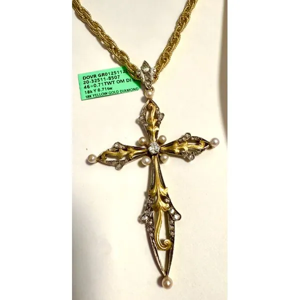 Estate Diamond Pendant/Necklace Van Atkins Jewelers New Albany, MS