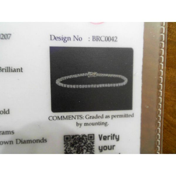 7.00 Carat Lab Grown Diamond Tennis Bracelets Image 2 Van Atkins Jewelers New Albany, MS
