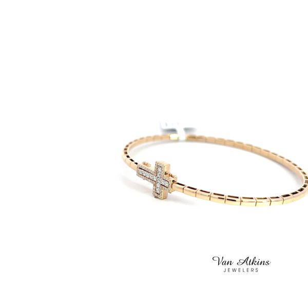0.32 Carat Diamond Cross Bracelet Image 3 Van Atkins Jewelers New Albany, MS