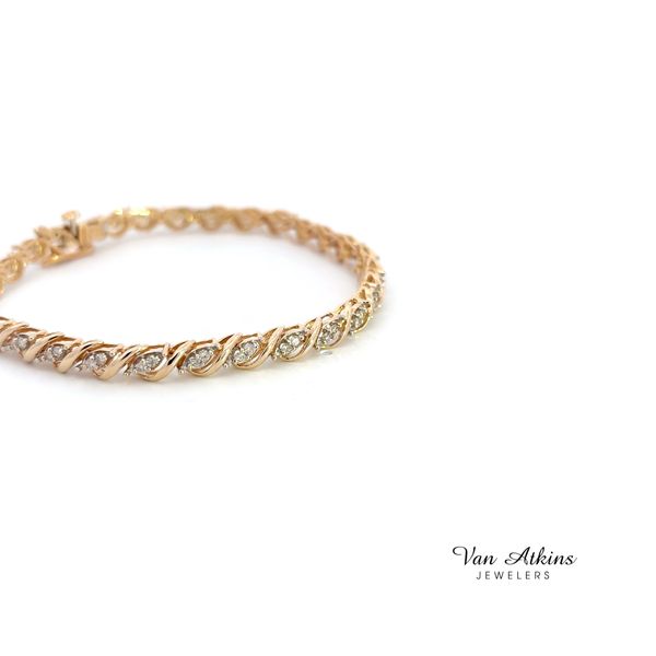 1 Carat Diamond Bracelet Image 3 Van Atkins Jewelers New Albany, MS