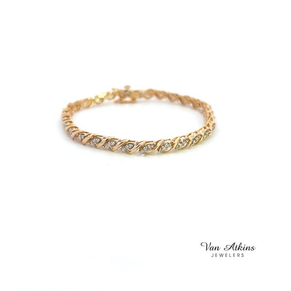 1 Carat Diamond Bracelet Image 4 Van Atkins Jewelers New Albany, MS