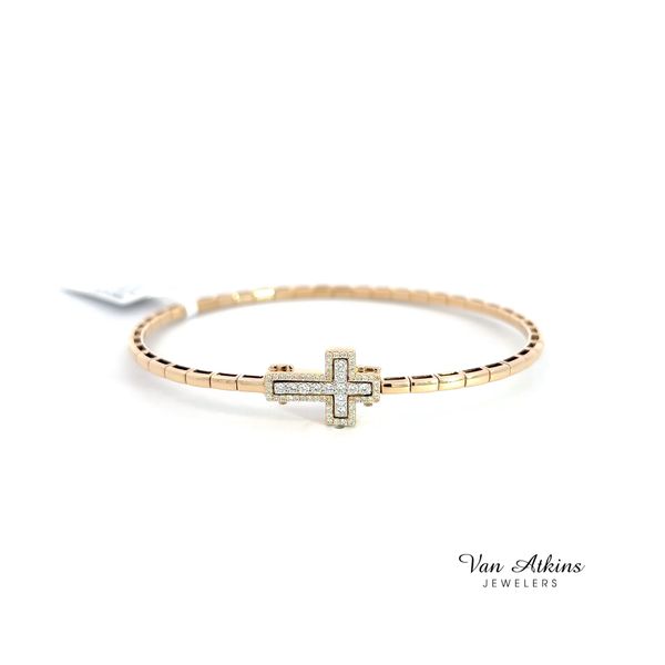 0.32 Carat Diamond Cross Bracelet Van Atkins Jewelers New Albany, MS