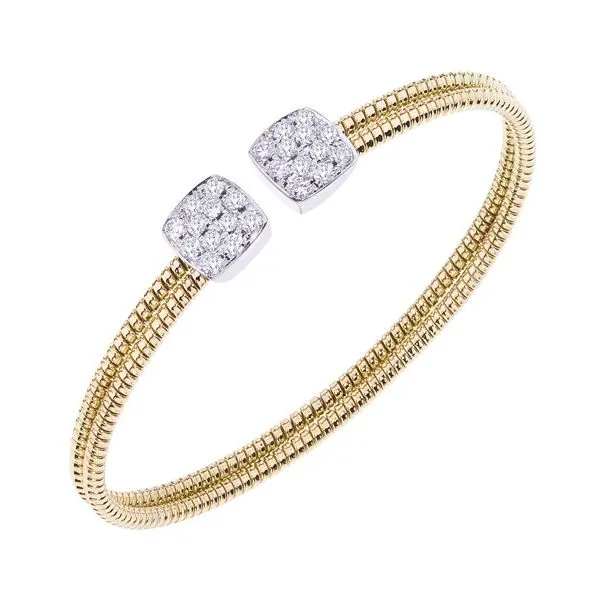 0.9 Carat Diamond Flexible Bangle Bracelet Van Atkins Jewelers New Albany, MS