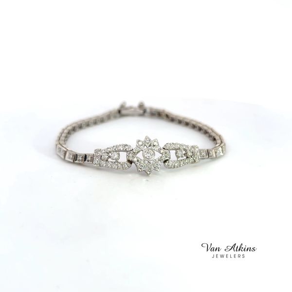 0.85 Carat Estate Diamond Bracelet Image 4 Van Atkins Jewelers New Albany, MS