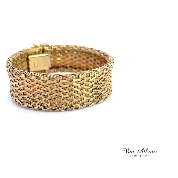 Estate Diamond Bracelet Image 4 Van Atkins Jewelers New Albany, MS