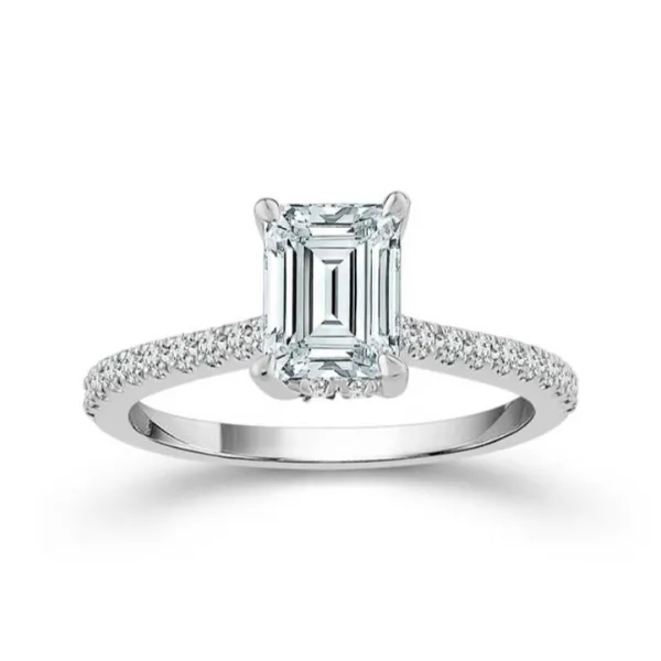 LAB Emerald Cut Van Atkins Jewelers New Albany, MS