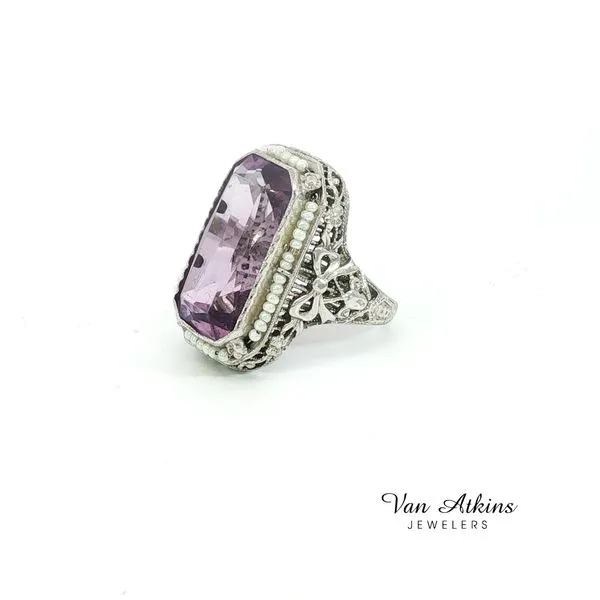 Estate Color Stone Rings Image 2 Van Atkins Jewelers New Albany, MS