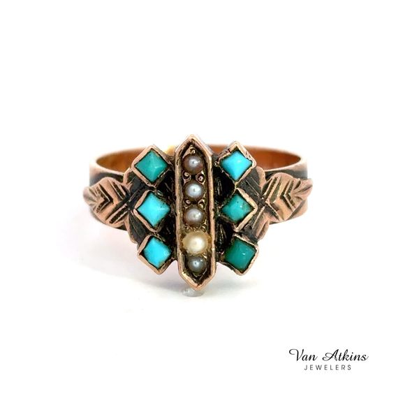 Estate Color Stone Ring Image 4 Van Atkins Jewelers New Albany, MS
