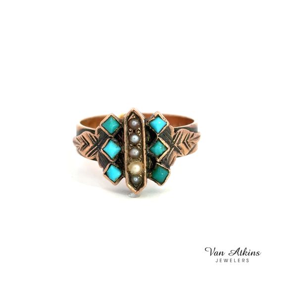 Estate Color Stone Ring Van Atkins Jewelers New Albany, MS
