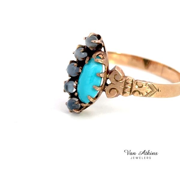 Estate Color Stone Ring Image 3 Van Atkins Jewelers New Albany, MS