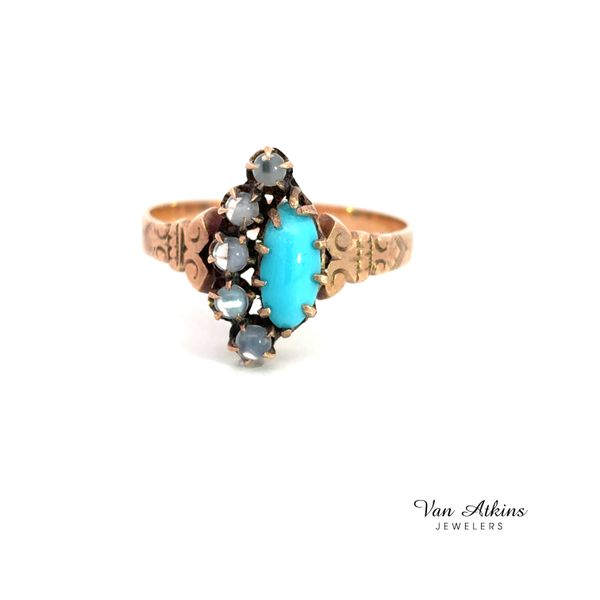 Estate Color Stone Ring Image 4 Van Atkins Jewelers New Albany, MS
