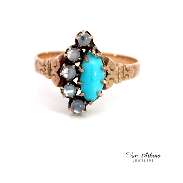 Estate Color Stone Ring Van Atkins Jewelers New Albany, MS