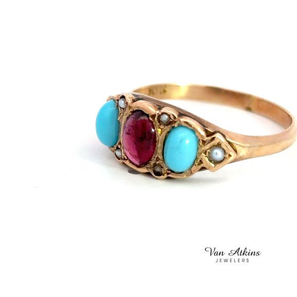 Estate Color Stone Ring Image 2 Van Atkins Jewelers New Albany, MS