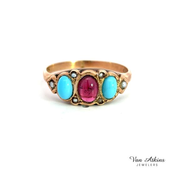 Estate Color Stone Ring Image 4 Van Atkins Jewelers New Albany, MS