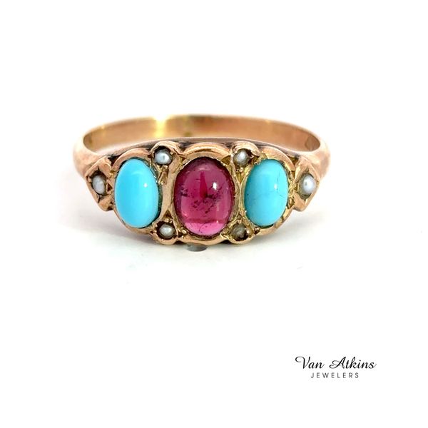 Estate Color Stone Ring Van Atkins Jewelers New Albany, MS