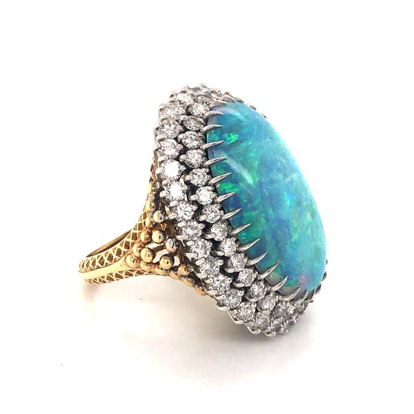 26.00 Carat Estate Opal Ring Image 2 Van Atkins Jewelers New Albany, MS