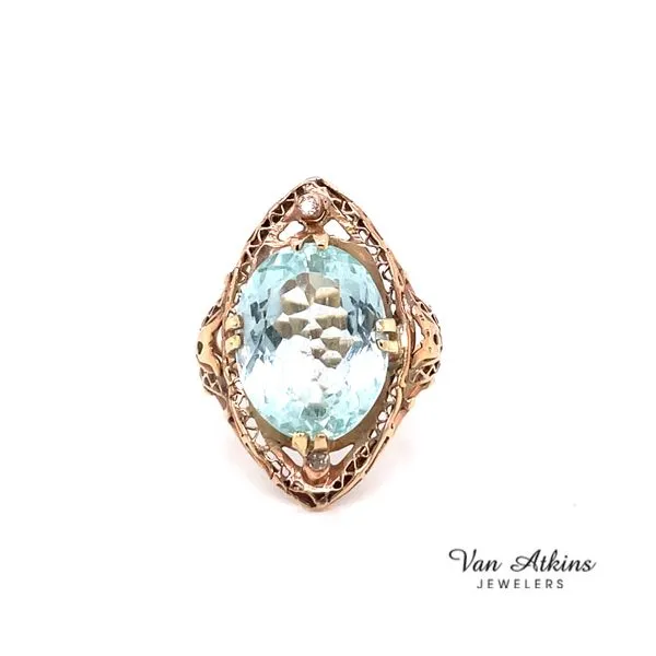 Carat Estate Color Stone Rings Van Atkins Jewelers New Albany, MS