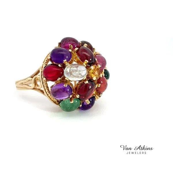 Estate Color Stone Ring Image 2 Van Atkins Jewelers New Albany, MS