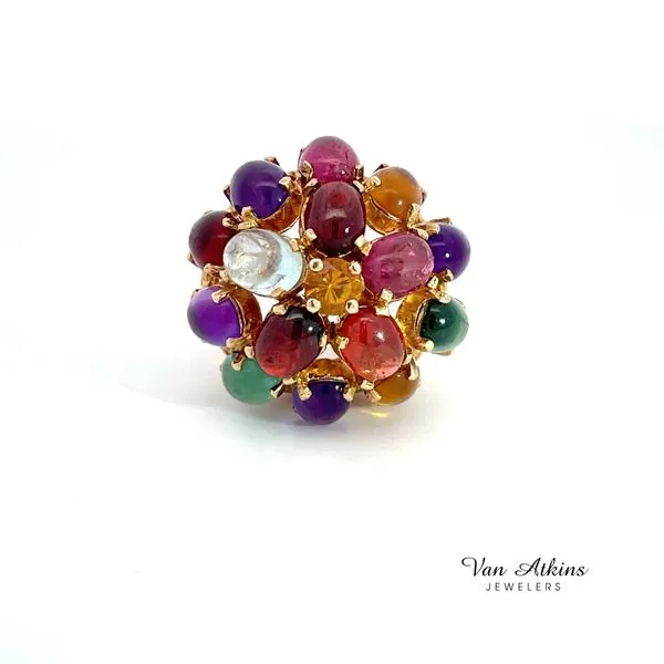 Estate Color Stone Ring Van Atkins Jewelers New Albany, MS