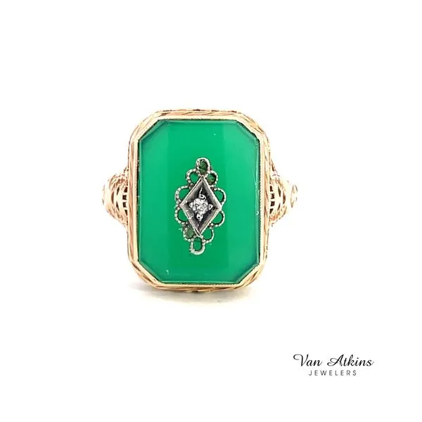 0.01 Carat Estate Color Stone Ring Van Atkins Jewelers New Albany, MS