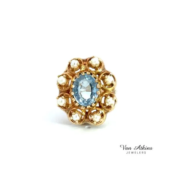 Estate Color Stone Ring Van Atkins Jewelers New Albany, MS