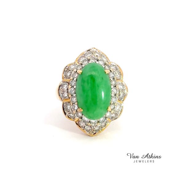 1.1 Carat Estate Color Stone Ring Image 4 Van Atkins Jewelers New Albany, MS