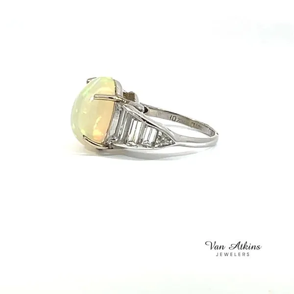 Antique Opal And Diamond Ring Image 5 Van Atkins Jewelers New Albany, MS