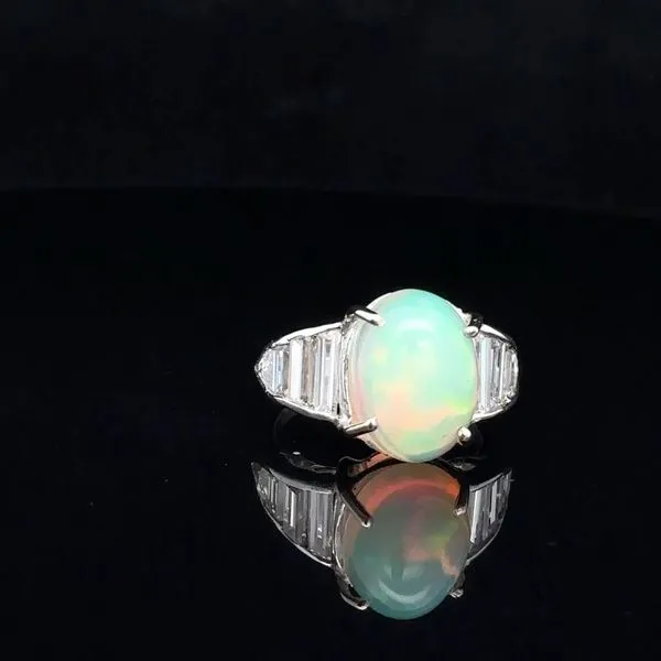 Antique Opal And Diamond Ring Van Atkins Jewelers New Albany, MS