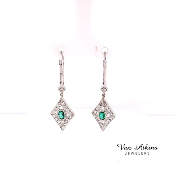 0.46 Carat Color Stone Earrings Van Atkins Jewelers New Albany, MS
