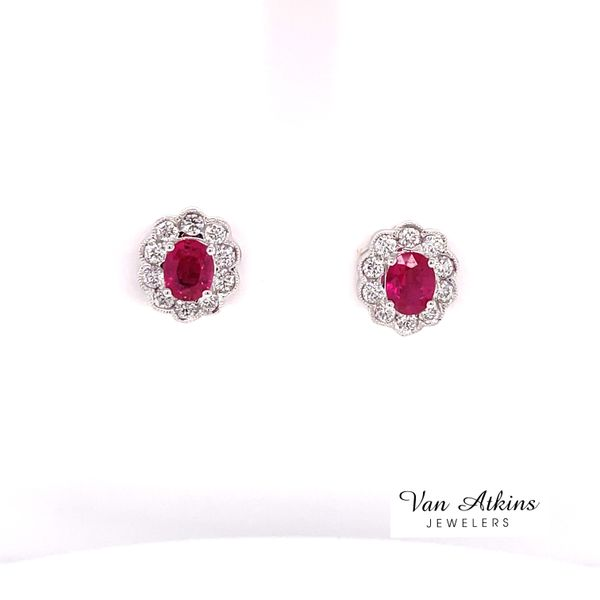 0.80 Carat Color Stone Earrings Van Atkins Jewelers New Albany, MS