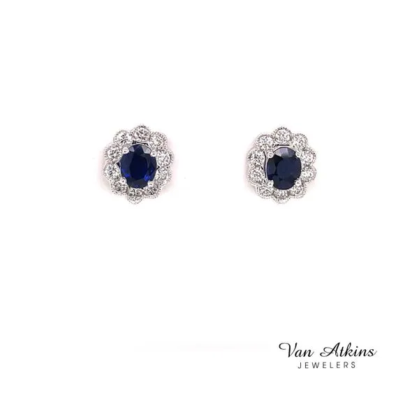 0.86 Carat Color Stone Earrings Van Atkins Jewelers New Albany, MS