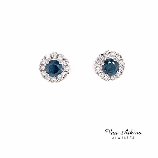 1.18 Carat Color Stone Earrings Van Atkins Jewelers New Albany, MS