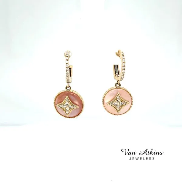 Mother of Pearl/Diamond Earrings Van Atkins Jewelers New Albany, MS