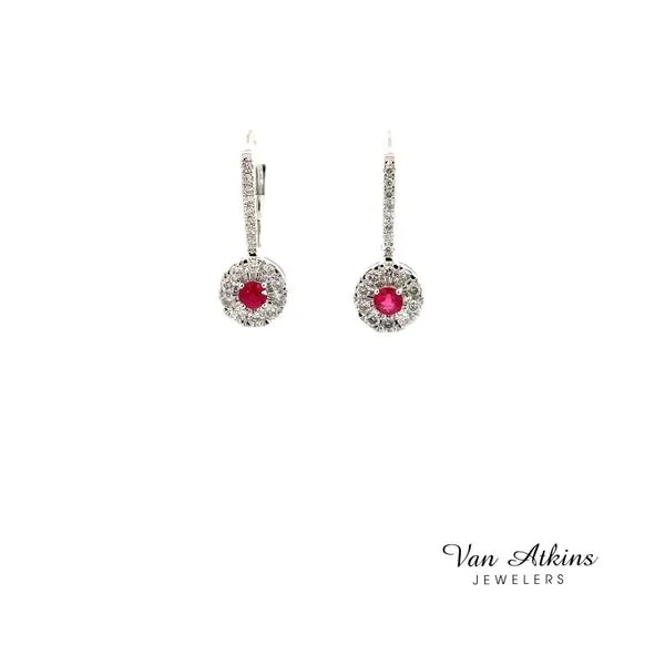 0.45 Carat Color Stone Earrings Van Atkins Jewelers New Albany, MS