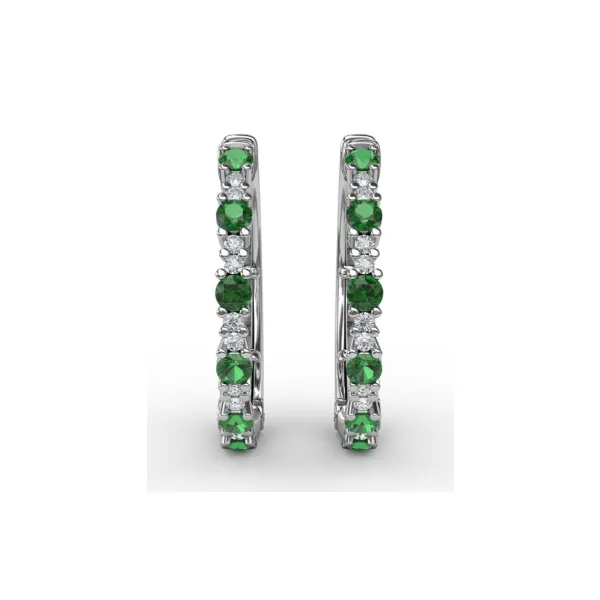 0.80 Carat Color Stone Earrings Van Atkins Jewelers New Albany, MS