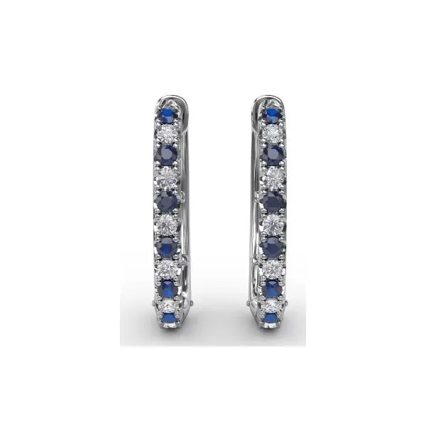 0.48 Carat Color Stone Earrings Image 2 Van Atkins Jewelers New Albany, MS